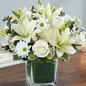 White Condolensces Bouquet